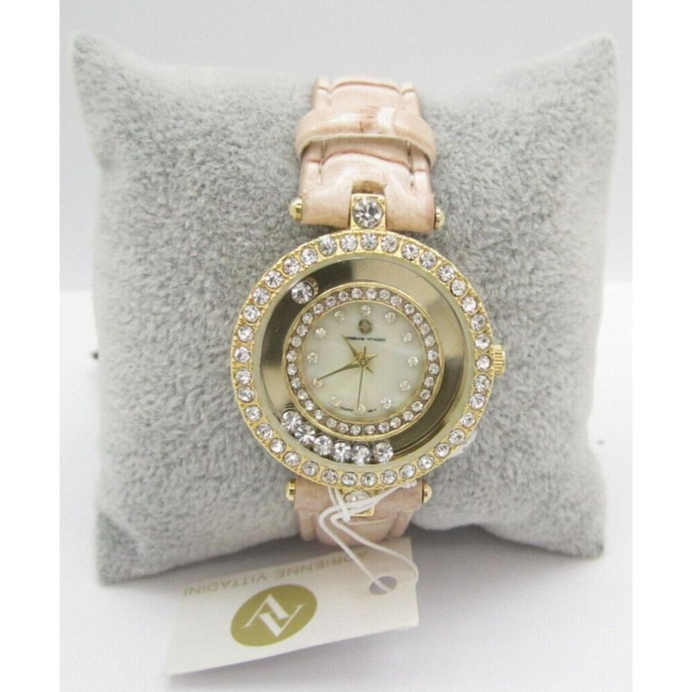 Elegant Gold and Pink Watch